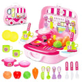 Kids Kitchen Play Set with Carry Case