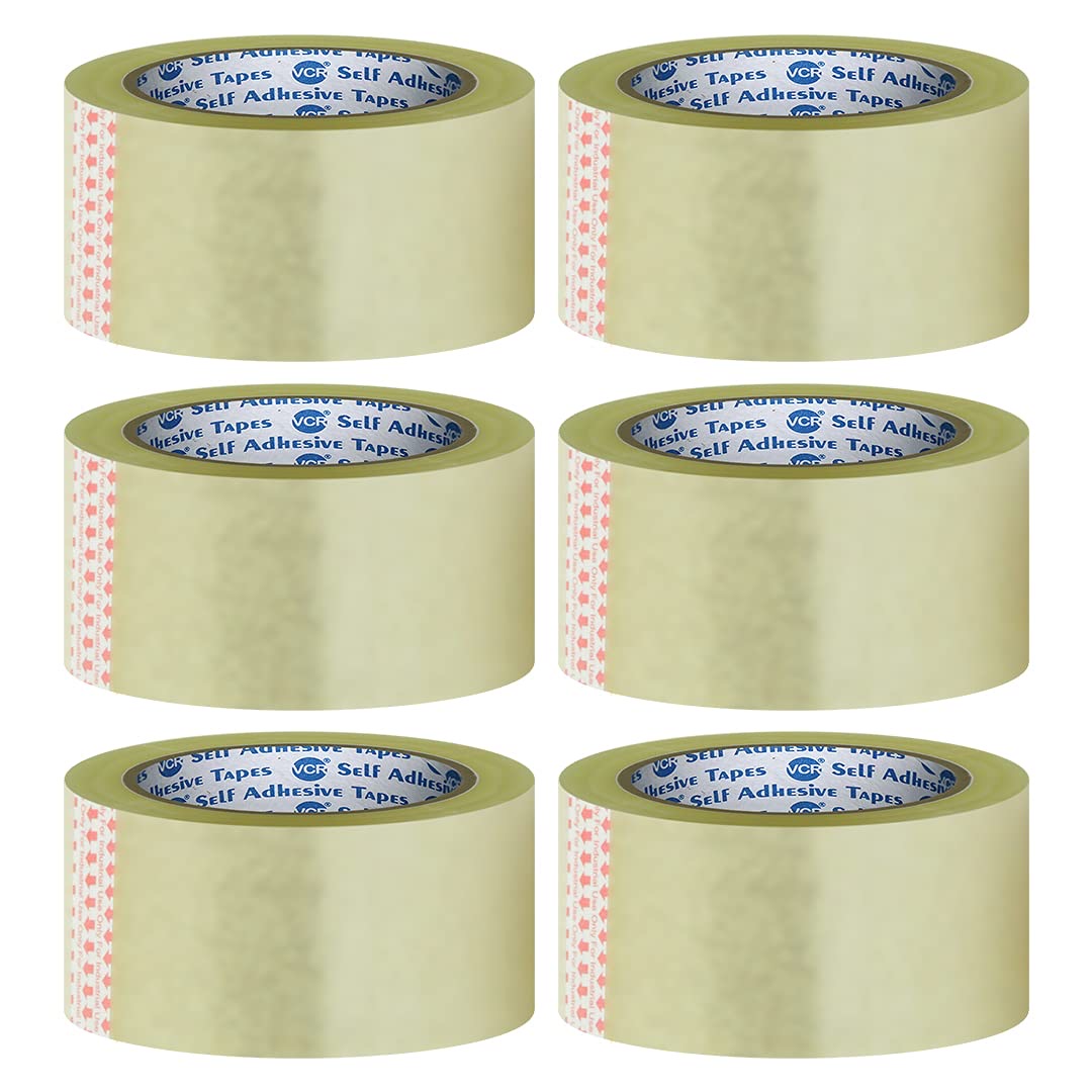 Premium Transparent Packing Tape (Pack of 6)