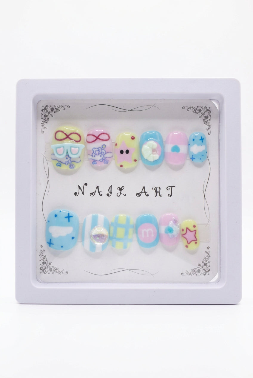 Fancy stick nails for kids